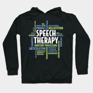 Speech Therapy Words - For Speech Language Pathologist Hoodie